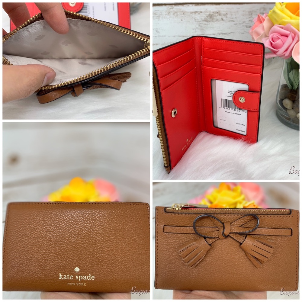 Kate spade set hayes small satchel wallet ginger - Picture 8 of 8